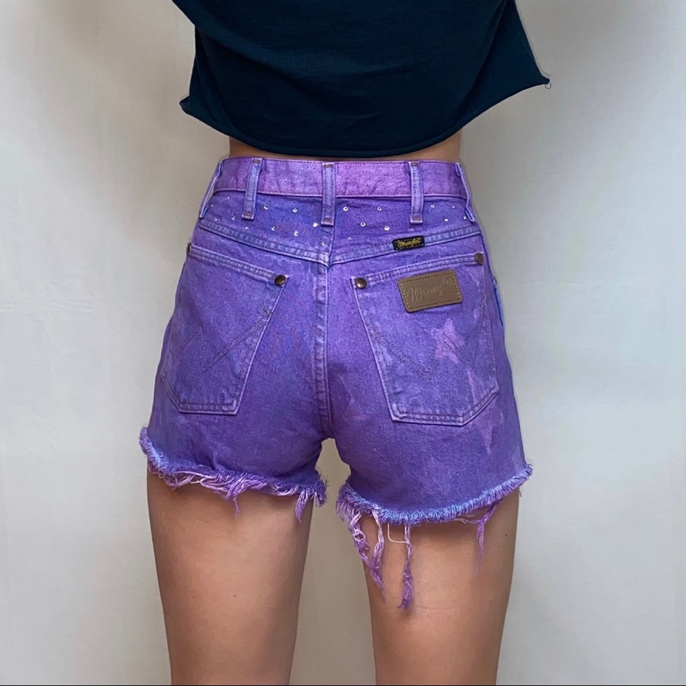 Rhinestone purple wranglers